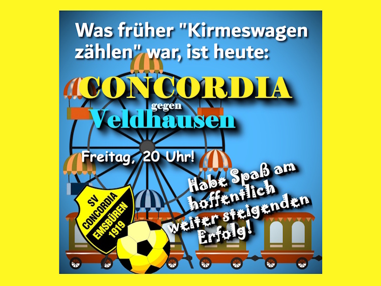 Kirmeswagenzählen beginnt bei Concordia!
